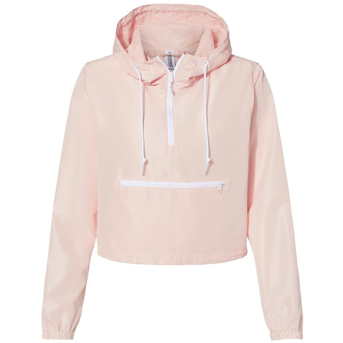 Blush/ White Zipper