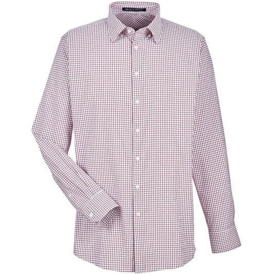 Devon & Jones Men's CrownLux Performance® Micro Windowpane Woven Dress Shirt