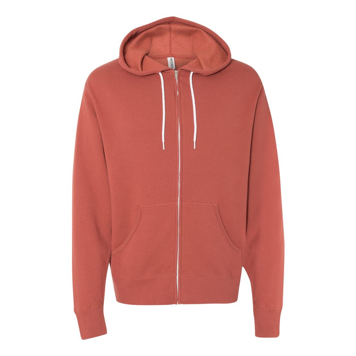 Lightweight Full-Zip Hooded Sweatshirt
