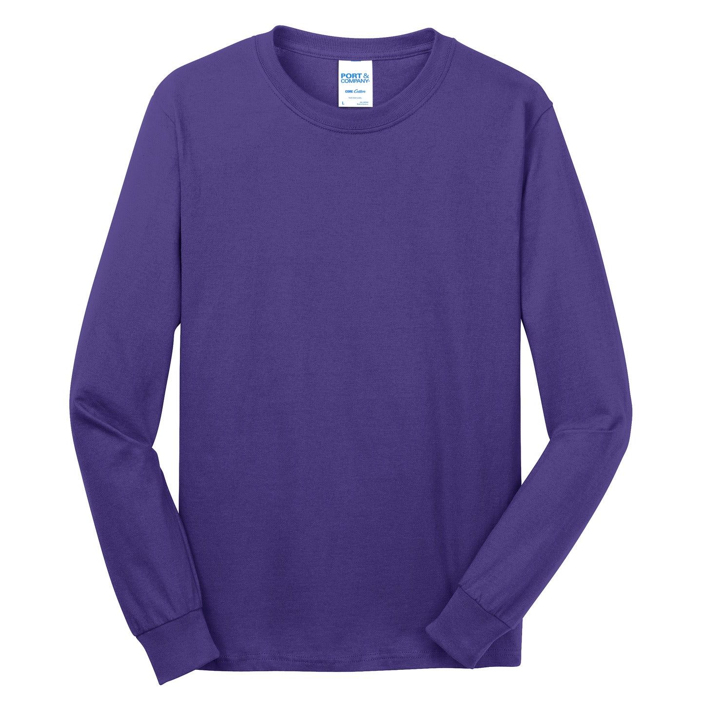 Port & Company® - Long Sleeve Core Cotton Tee